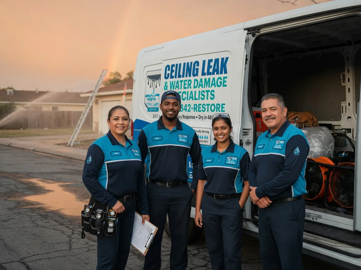 Ceiling Leak Cleanup company in Moseley, VA