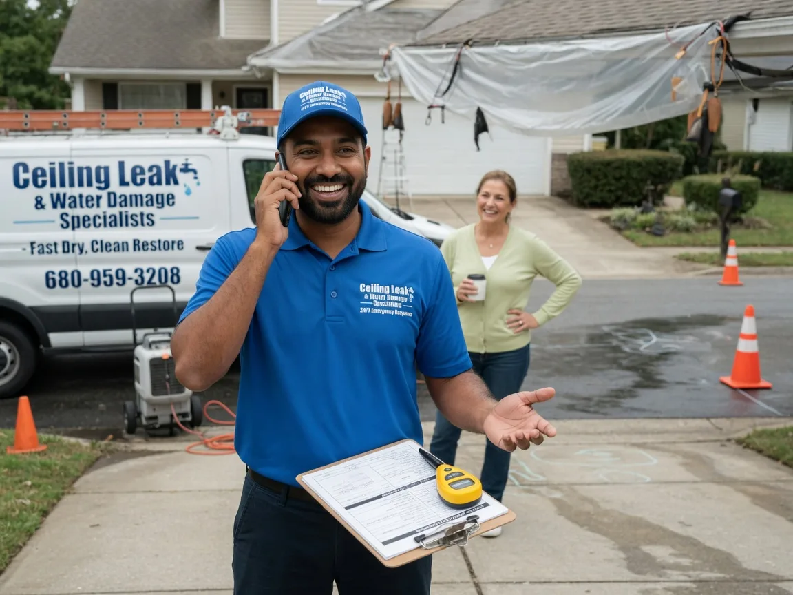 Ceiling Leak Cleanup Moseley, VA FAQs